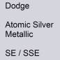 Preview: Dodge, Atomic Silver Metallic, SE / SSE.